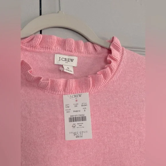 J. Crew ruffle neck sweater - Picture 2 of 2
